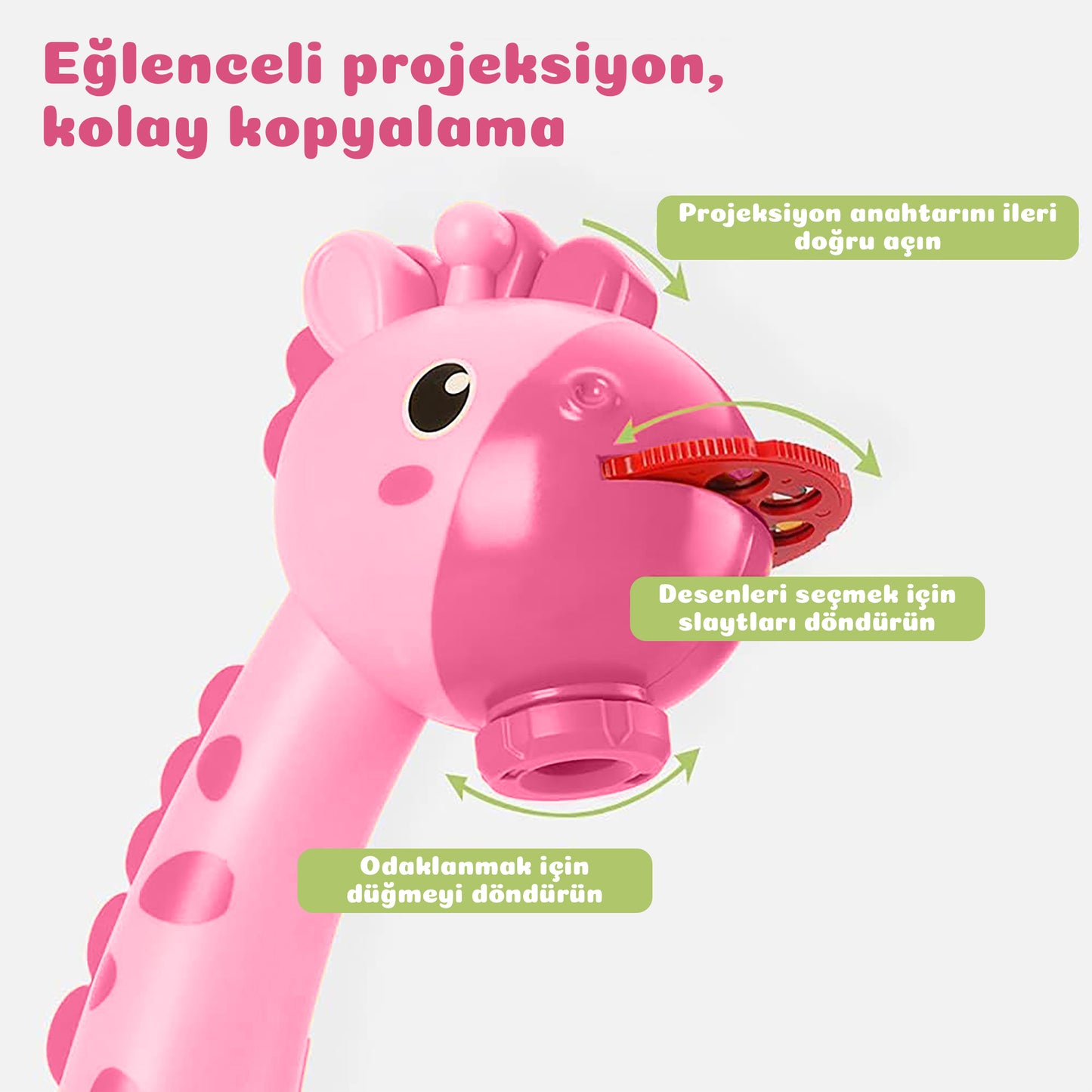 Projeksiyonlu Zürafa Çizim Seti