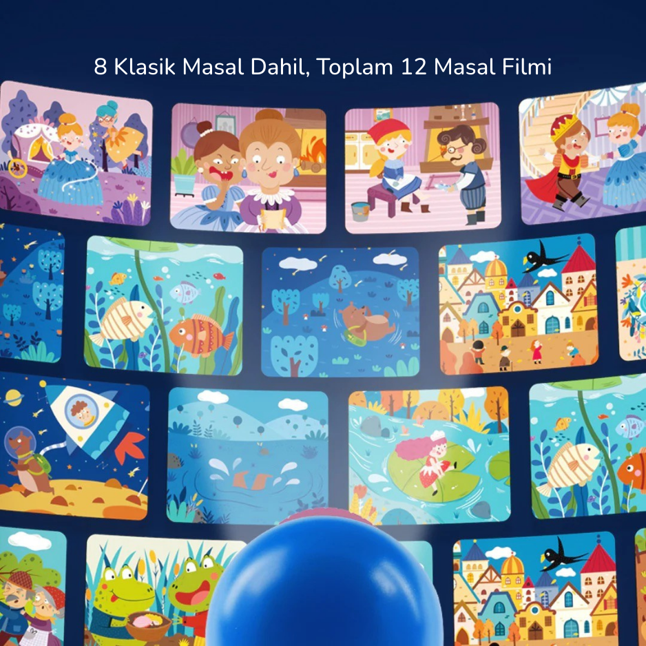 Ödüllü Masal Projektörü 4'ü 1 Arada