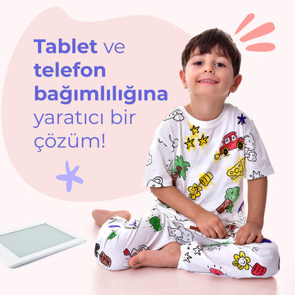 Pofica Boyanabilir Pijama Takımı