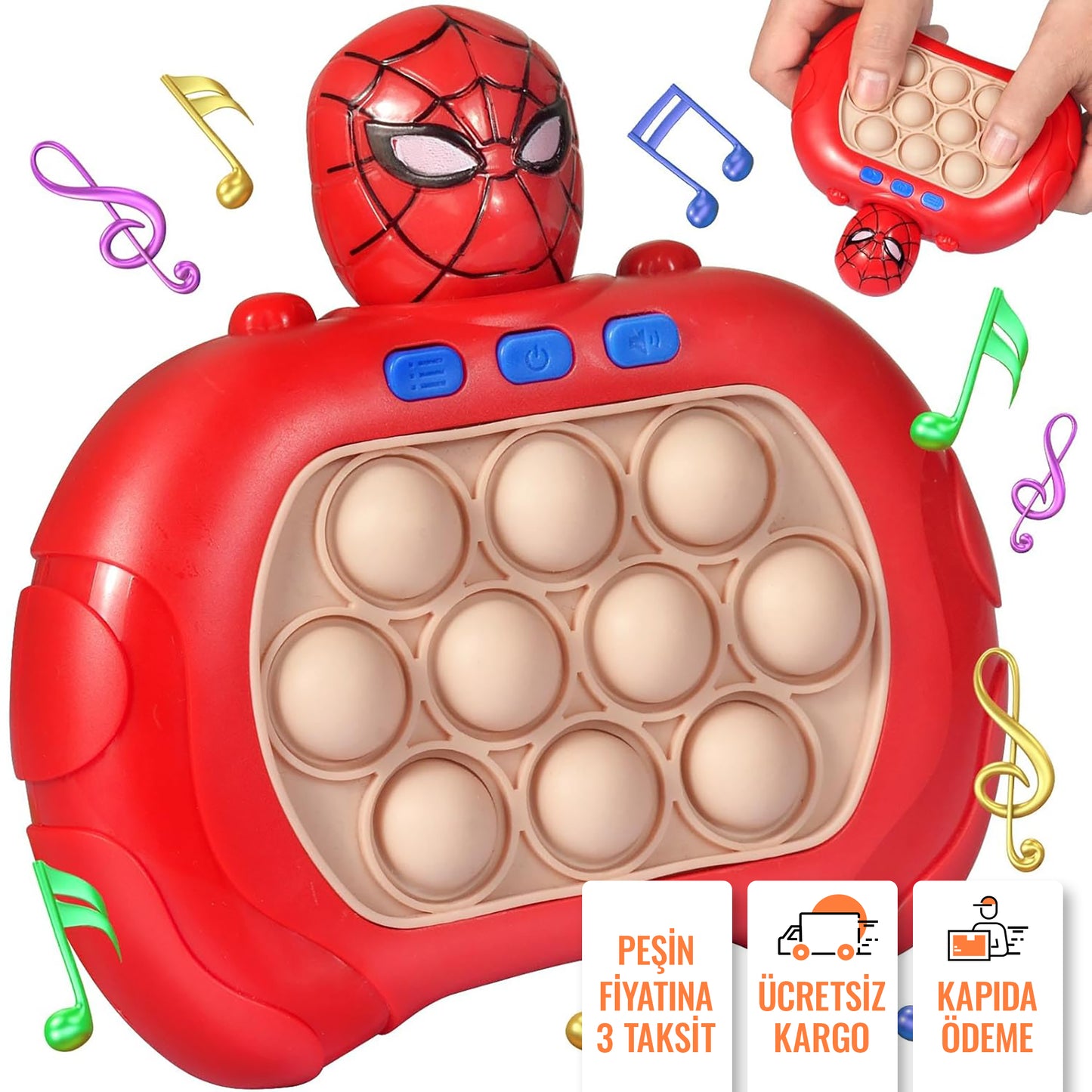 Işıklı Sesli Eğitici Pop It