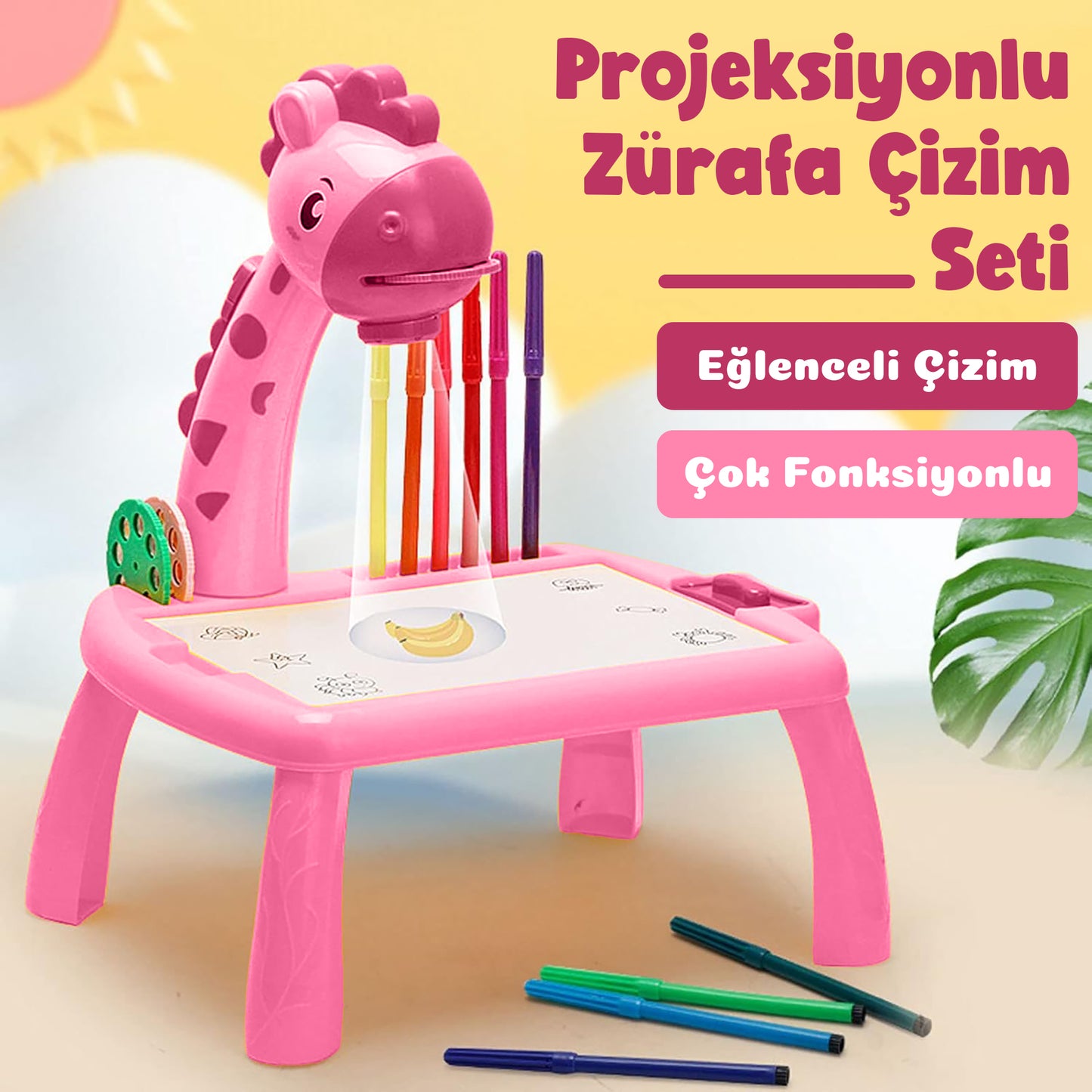 Projeksiyonlu Zürafa Çizim Seti