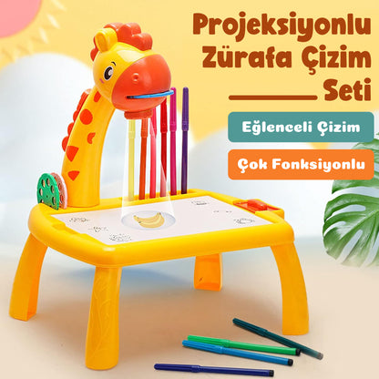 Projeksiyonlu Zürafa Çizim Seti